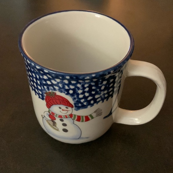 Thomson Pottery Snowman ⛄️ Mug EUC - Picture 1 of 4